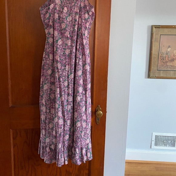 Mille Floral Pink Spaghetti Strap Cotton Dress - Picture 7 of 7